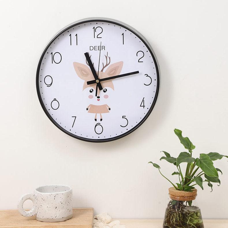 Round Silent Sweep Second Wall Clock Home Wall Clock Decoration  
