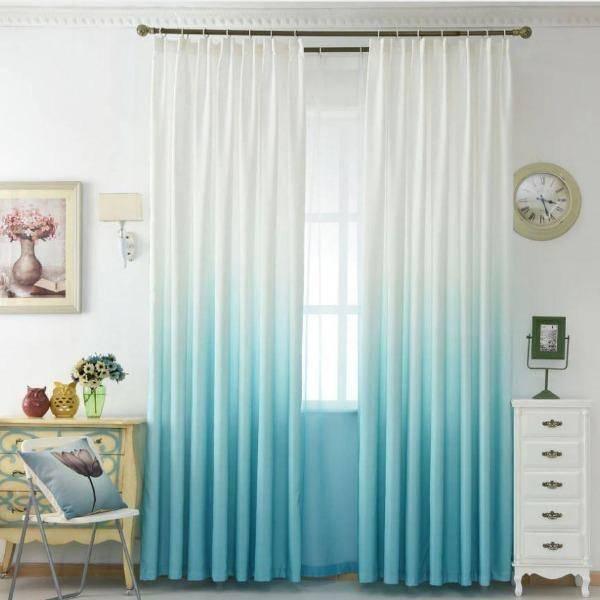 Shela gradient color custom made curtain  