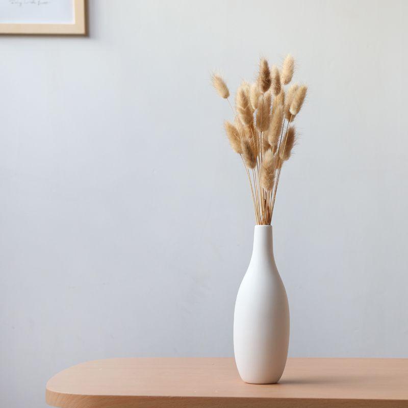 Simple Modern Home Decoration White Ceramic Vase  