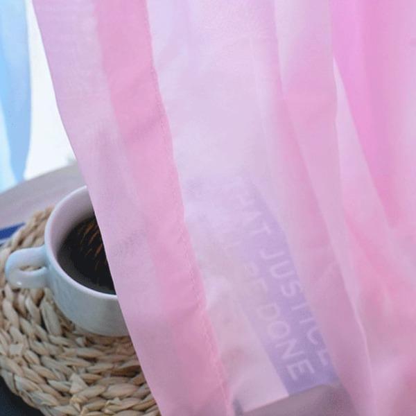 Sona pink, blue, white, grey custom made sheer curtain  