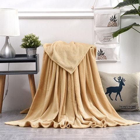 Summer Thin Nap Blanket QuiltCamel 200x230cm 