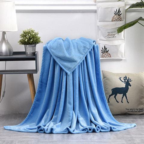 Summer Thin Nap Blanket QuiltSky Blue 200x230cm 