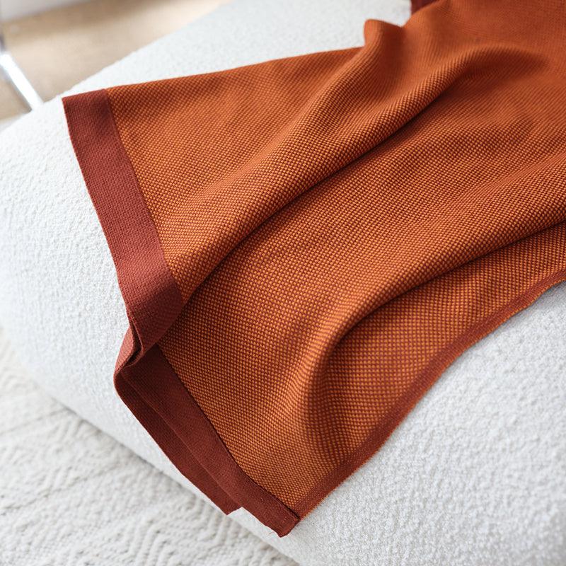 Travel Blanket Model Room Bedside Towel Orange  