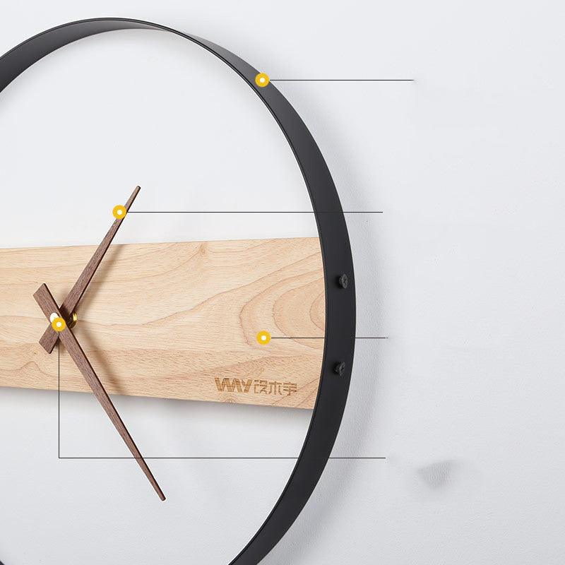 Wooden Modern Art Wall Clock  