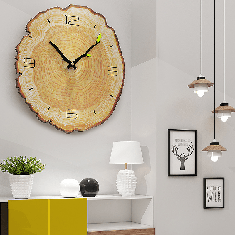 Wooden Original Style Modern Wall Clock  