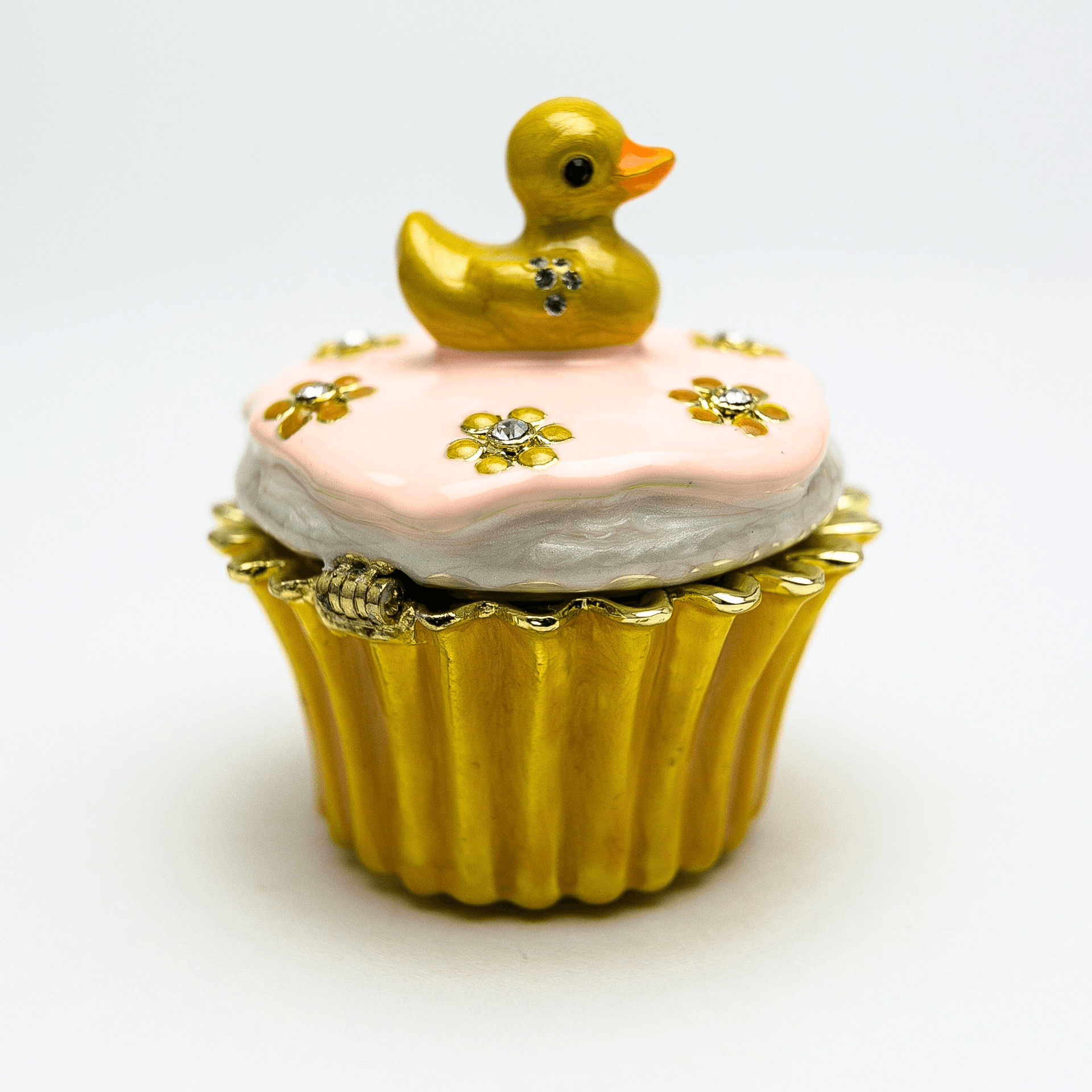 Yellow Duck on Cupcake  
