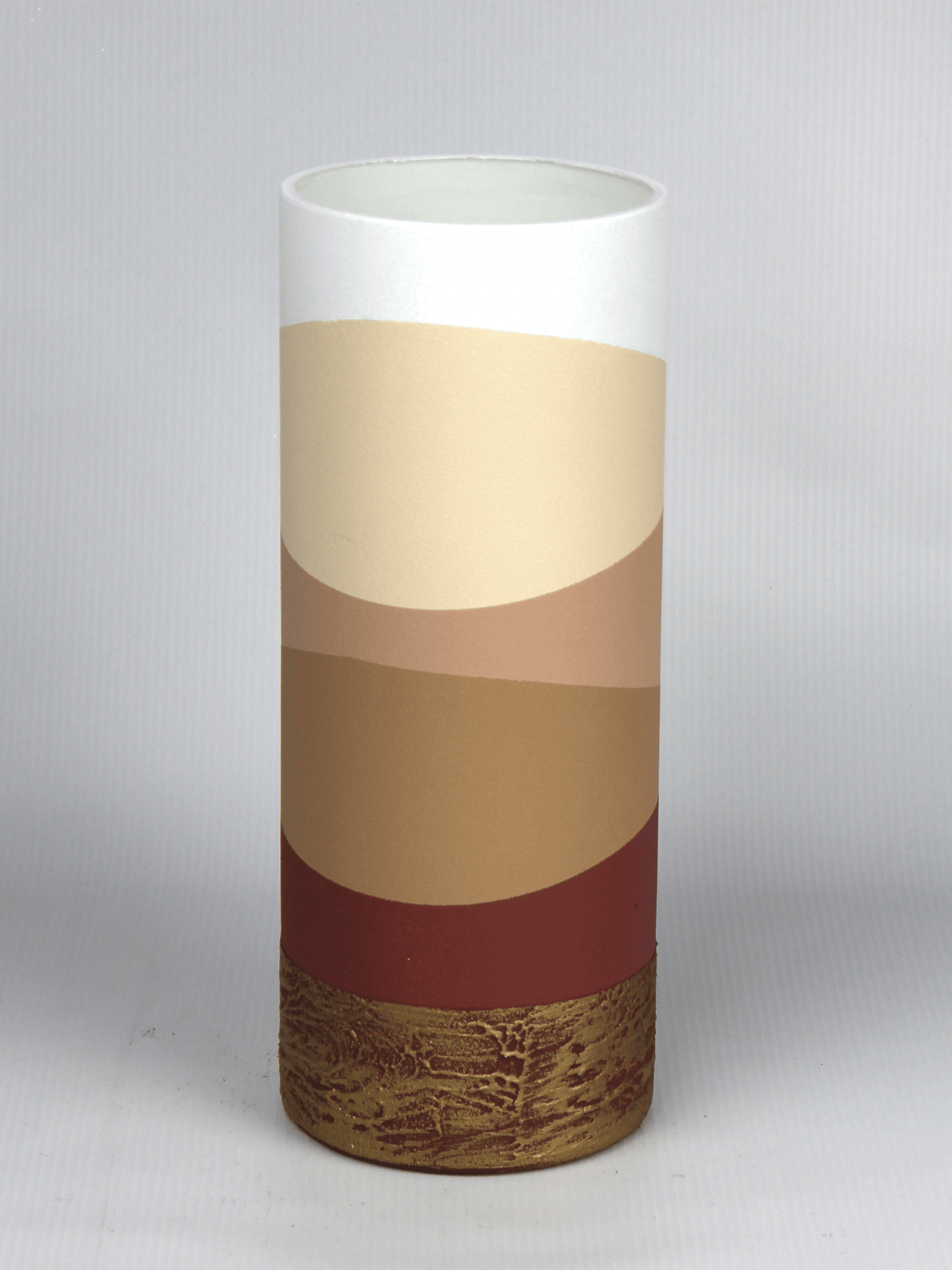 table brown art decorative glass vase 7017/300/sh235.1  