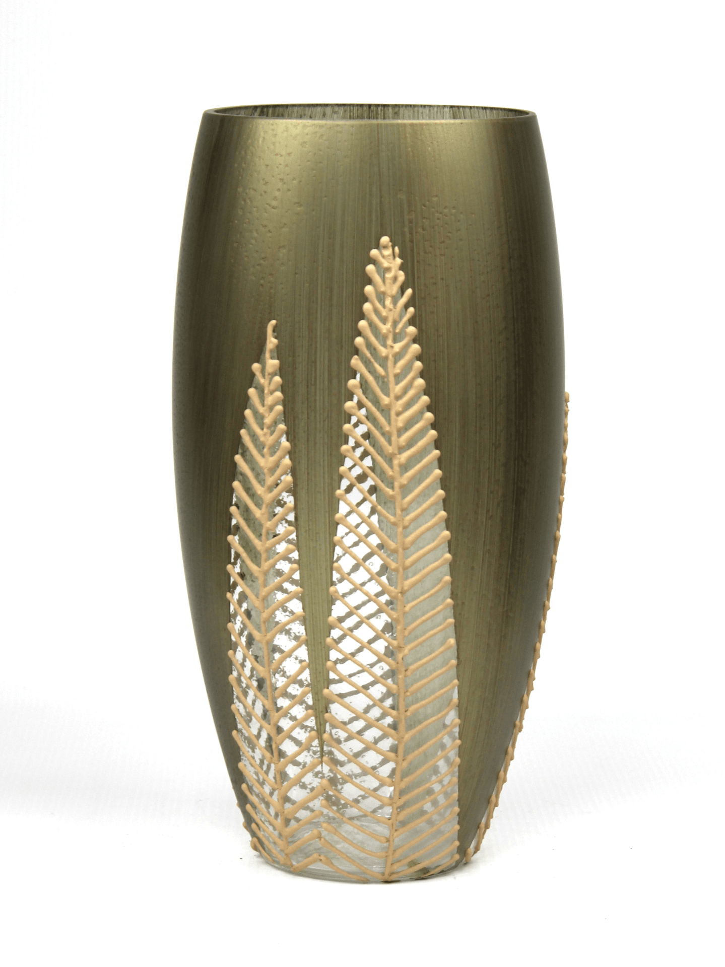 table green art decorative glass vase 7518/300/sh333.1  