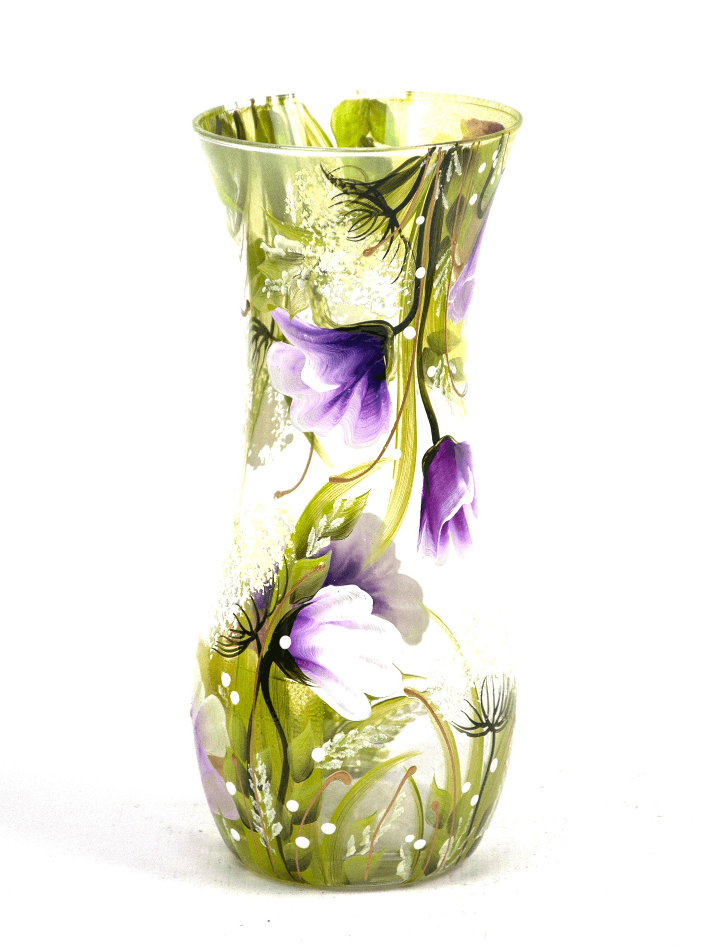 table green art decorative glass vase 8268/260/lk293  