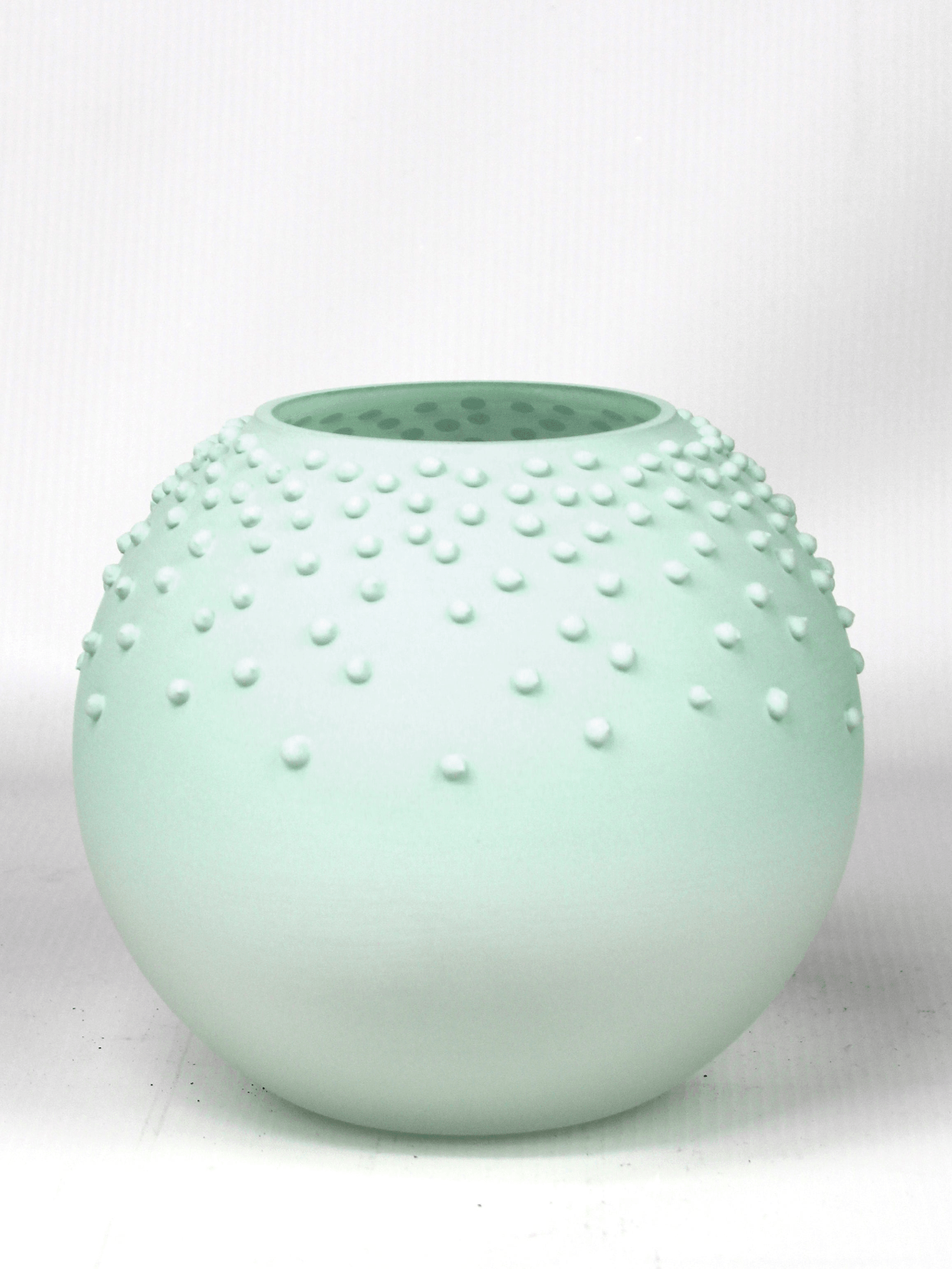 table turquoise art decorative glass vase 5578/180/sh350.1  